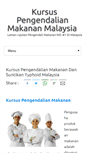 Mobile Screenshot of kursuspengendalianmakanan.com